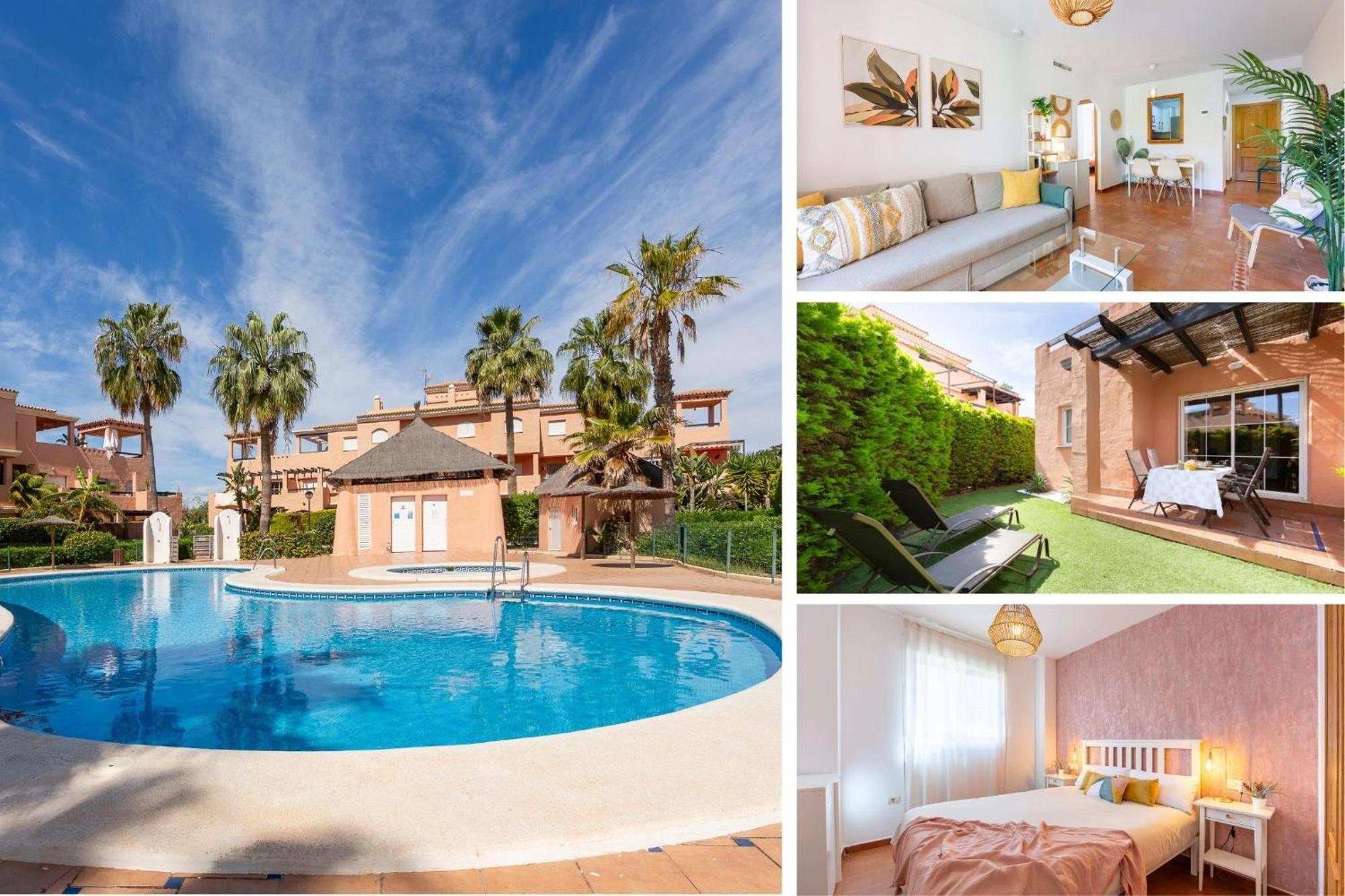 Jardin Privado # Netflix # Playa A 8Min # Wifi # Familia # Apartamento Vera Exterior photo